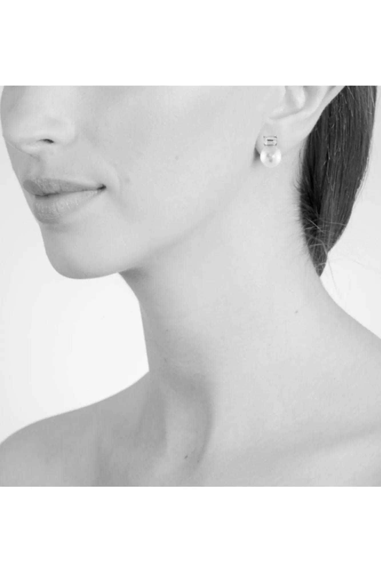 Jewellery^Cachet London Corin Clip-On Earrings Platinum Plated Silver