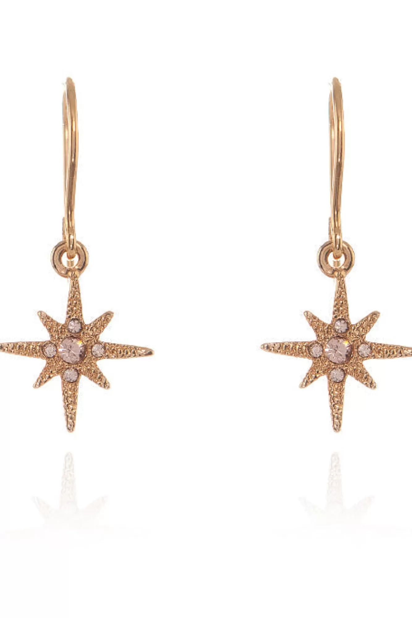 Jewellery^Cachet London North Star Earrings 18Ct Rose Gold Plated Rosegold