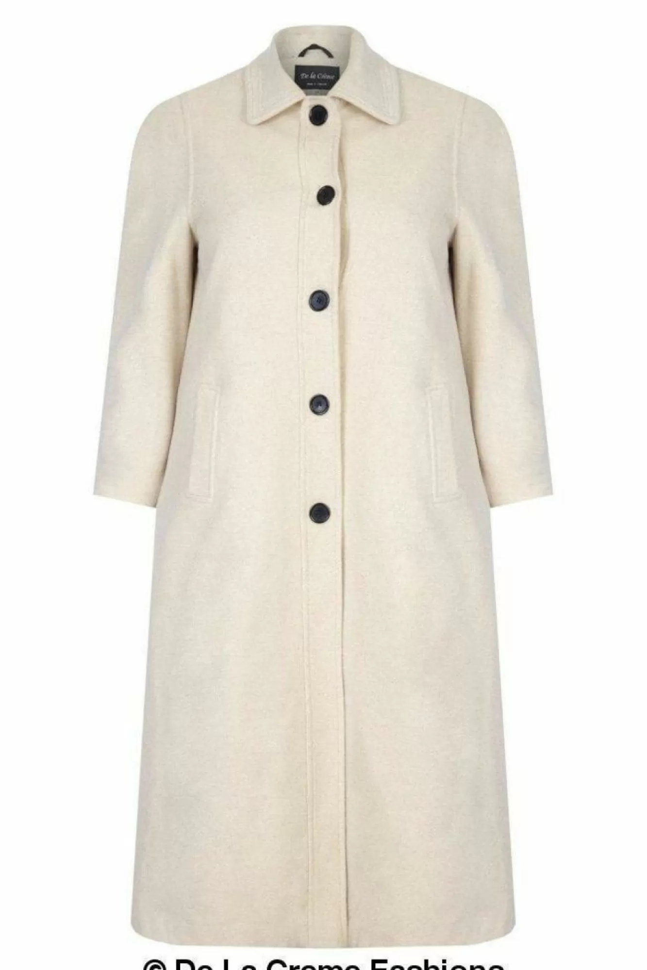 Outerwear^De La Creme Fashions Curve Wool Cashmere Blend Long Coat