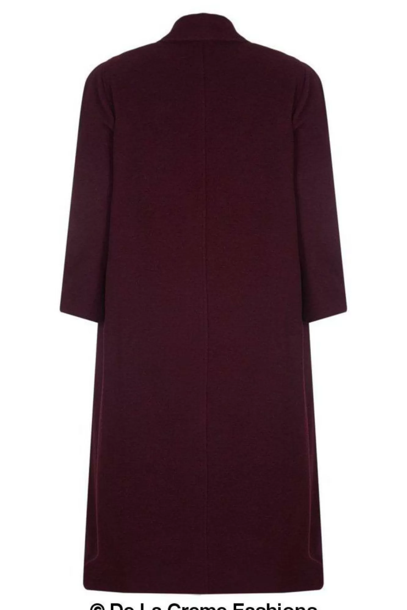 Outerwear^De La Creme Fashions Curve Wool Cashmere Blend Long Coat