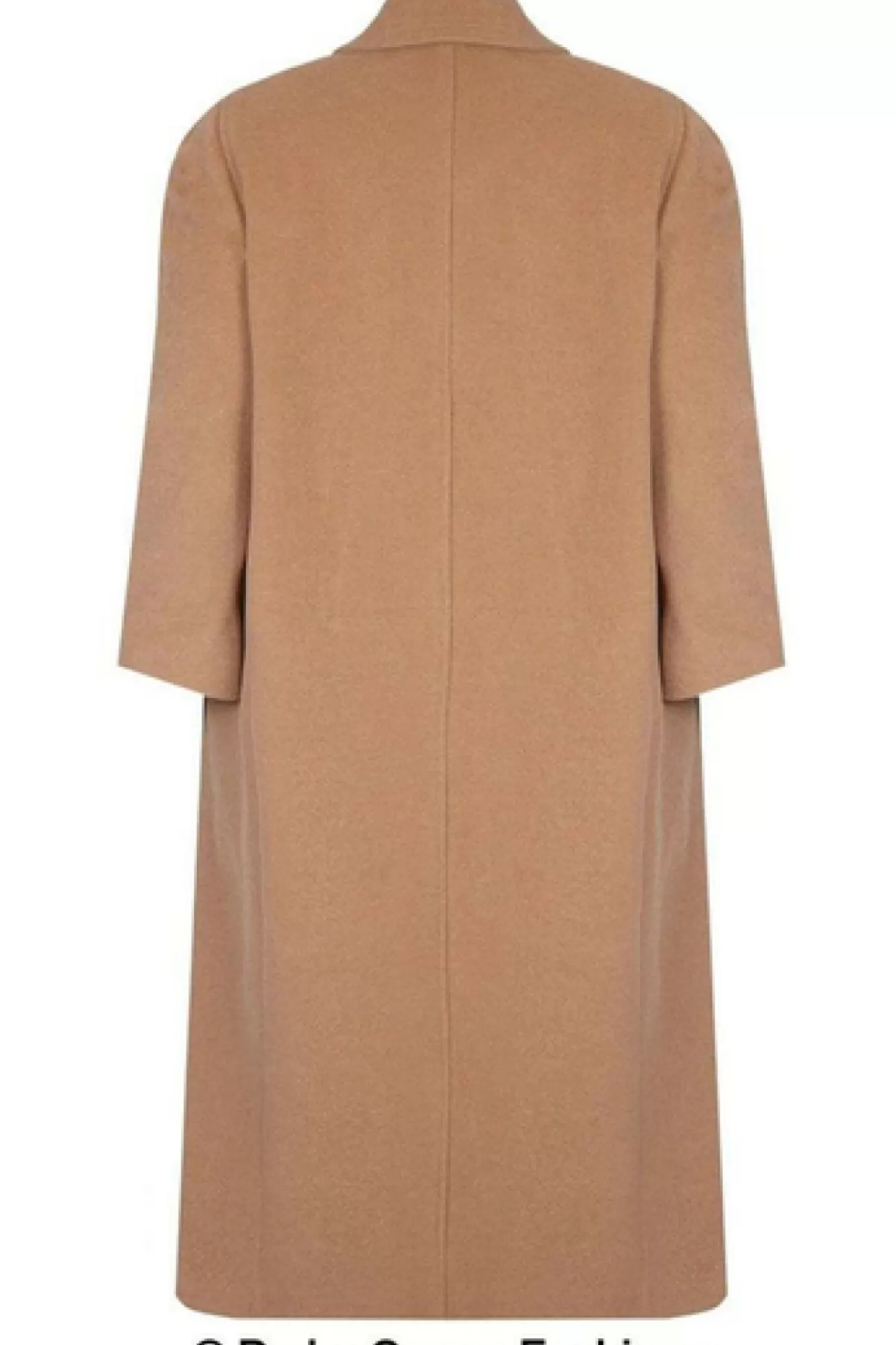 Outerwear^De La Creme Fashions Curve Wool Cashmere Blend Long Coat