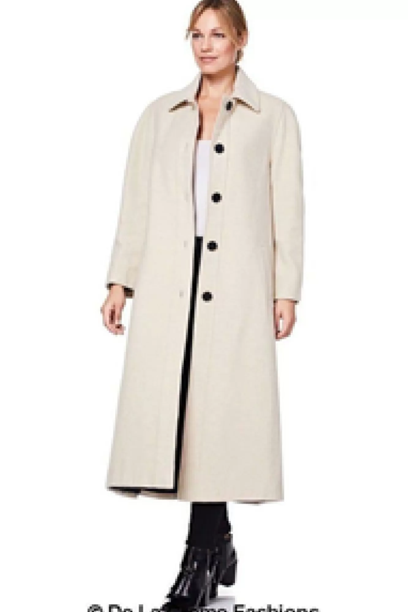 Outerwear^De La Creme Fashions Curve Wool Cashmere Blend Long Coat