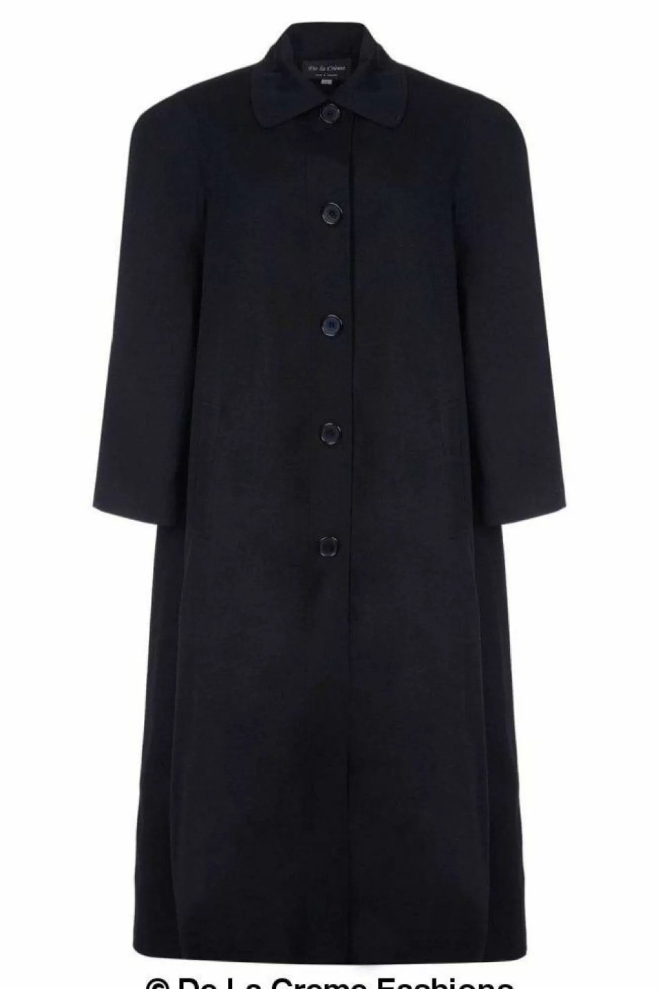 Outerwear^De La Creme Fashions Curve Wool Cashmere Blend Long Coat