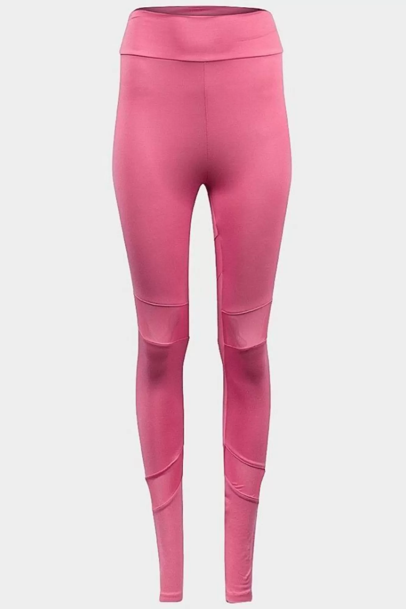 Trousers^De La Creme Fashions Mesh Panel Leggings Pink