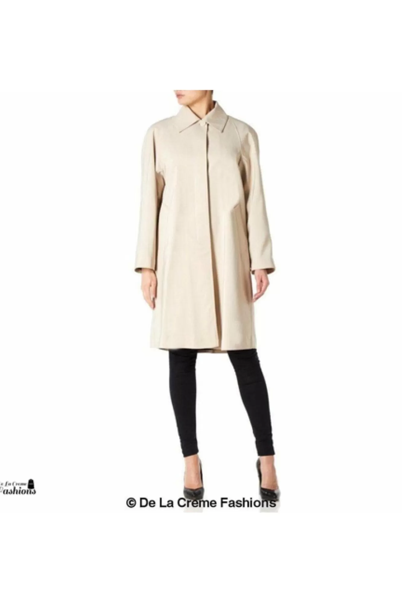 Outerwear^De La Creme Fashions Oversized Knee Length Swing Coat