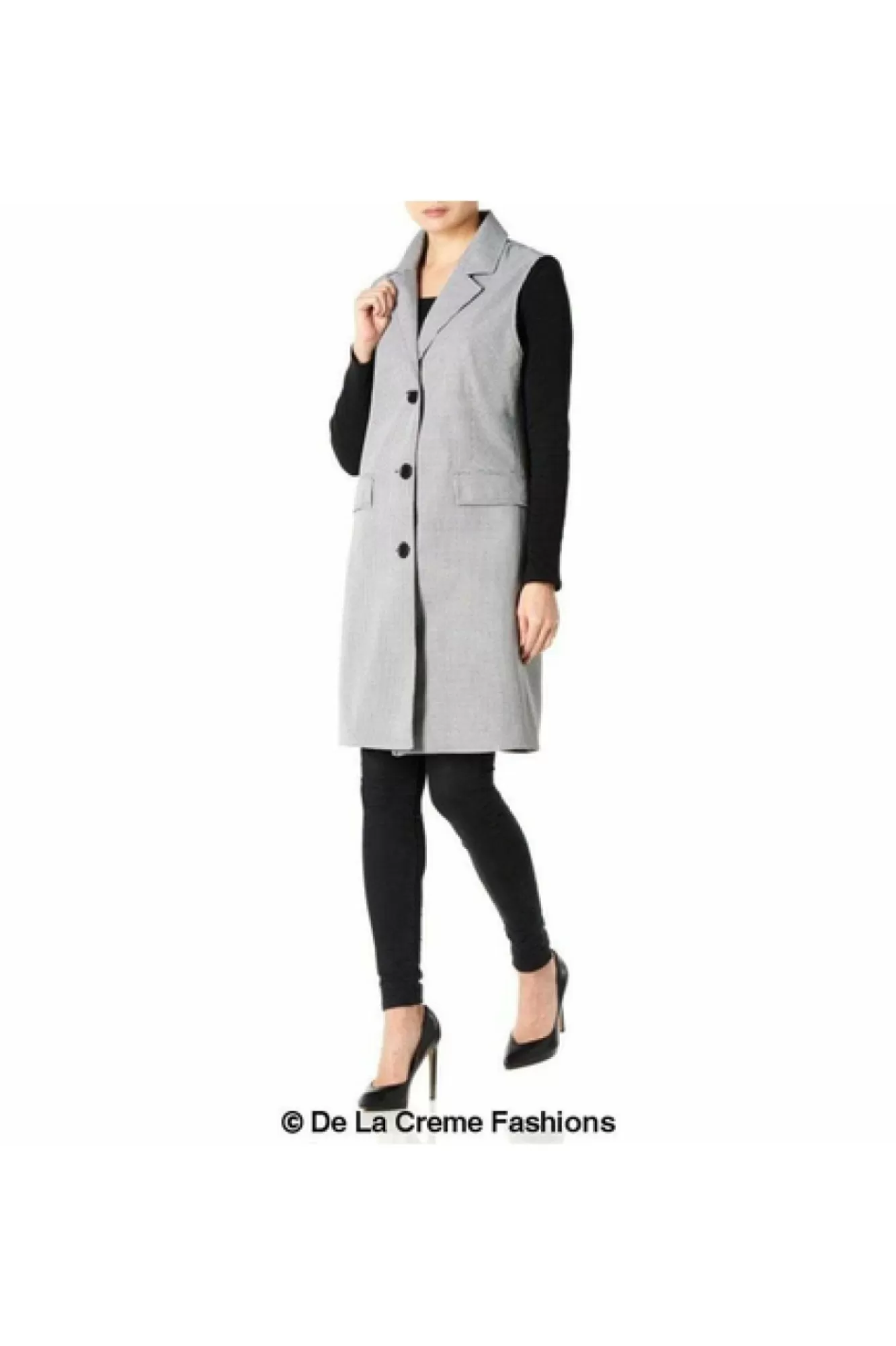 Outerwear^De La Creme Fashions Spring Summer Hip Length Blazer Coat