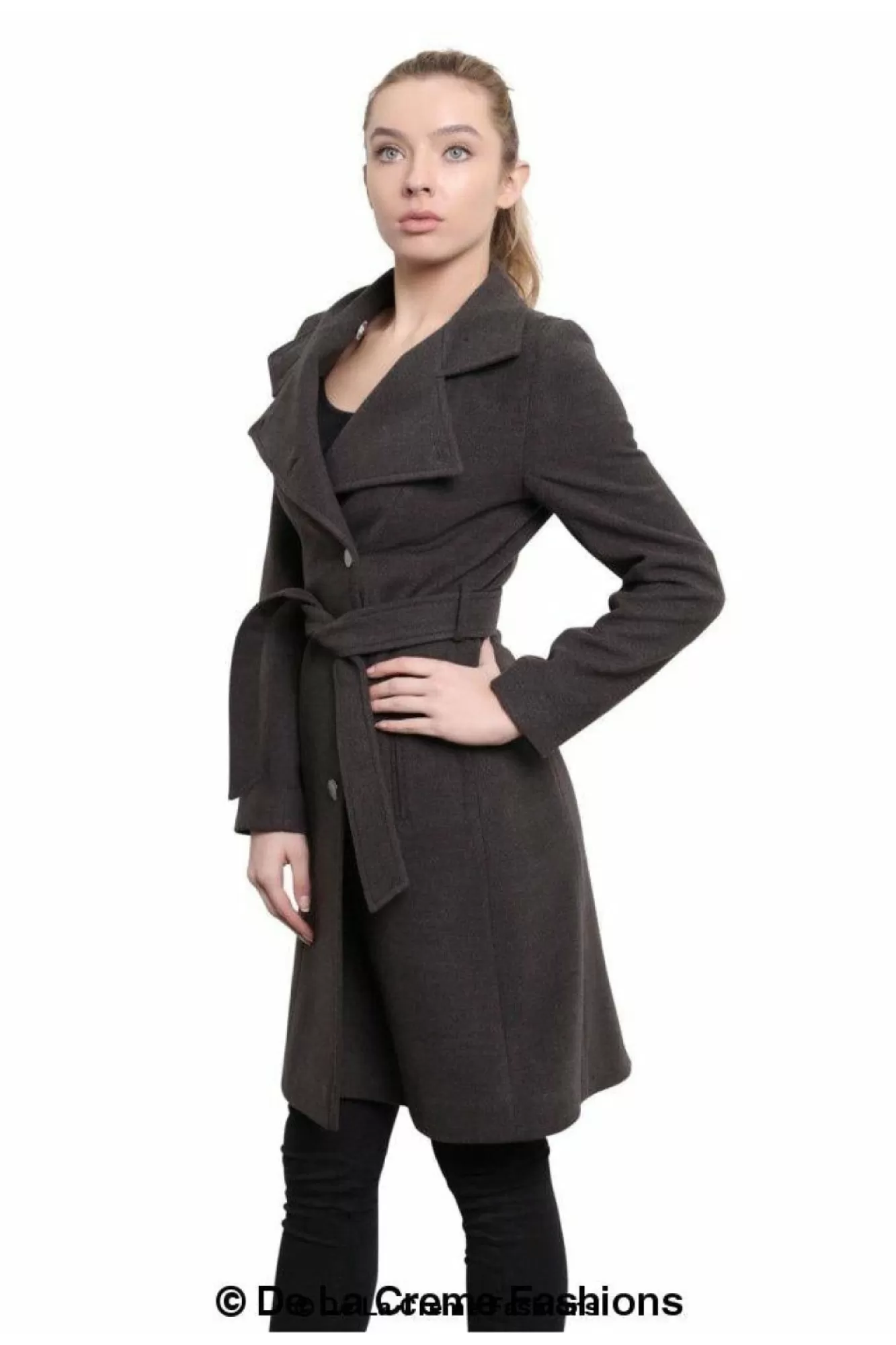 Outerwear^De La Creme Fashions Women Hip Length Keep It Simple Coat