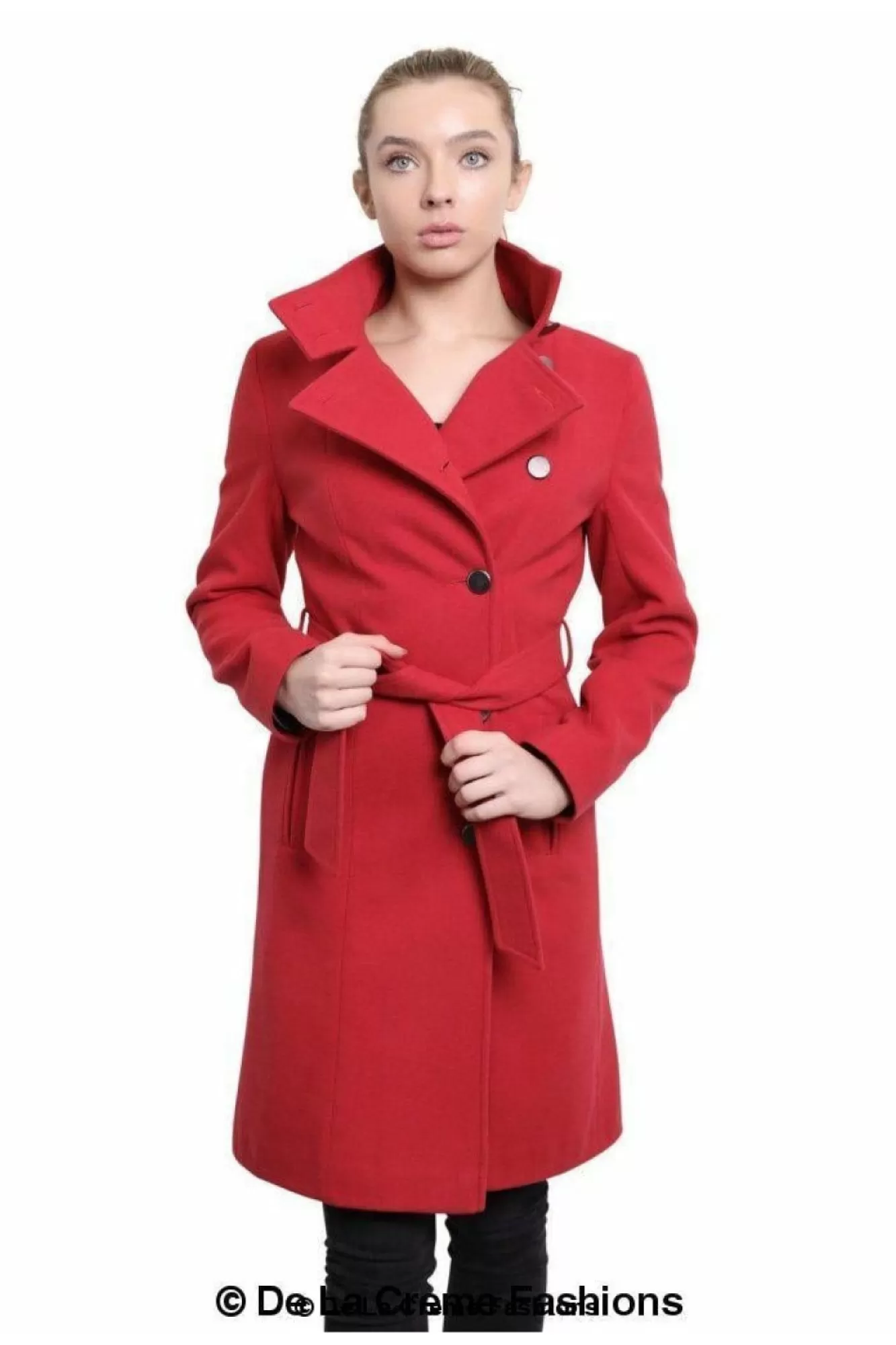 Outerwear^De La Creme Fashions Women Hip Length Keep It Simple Coat