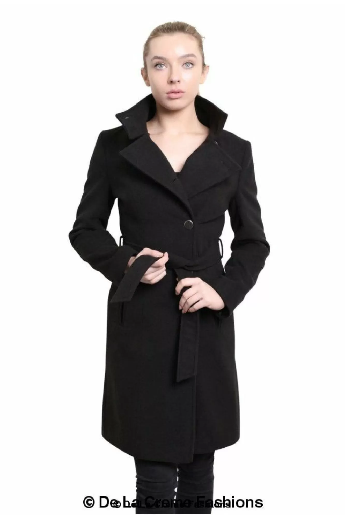 Outerwear^De La Creme Fashions Women Hip Length Keep It Simple Coat