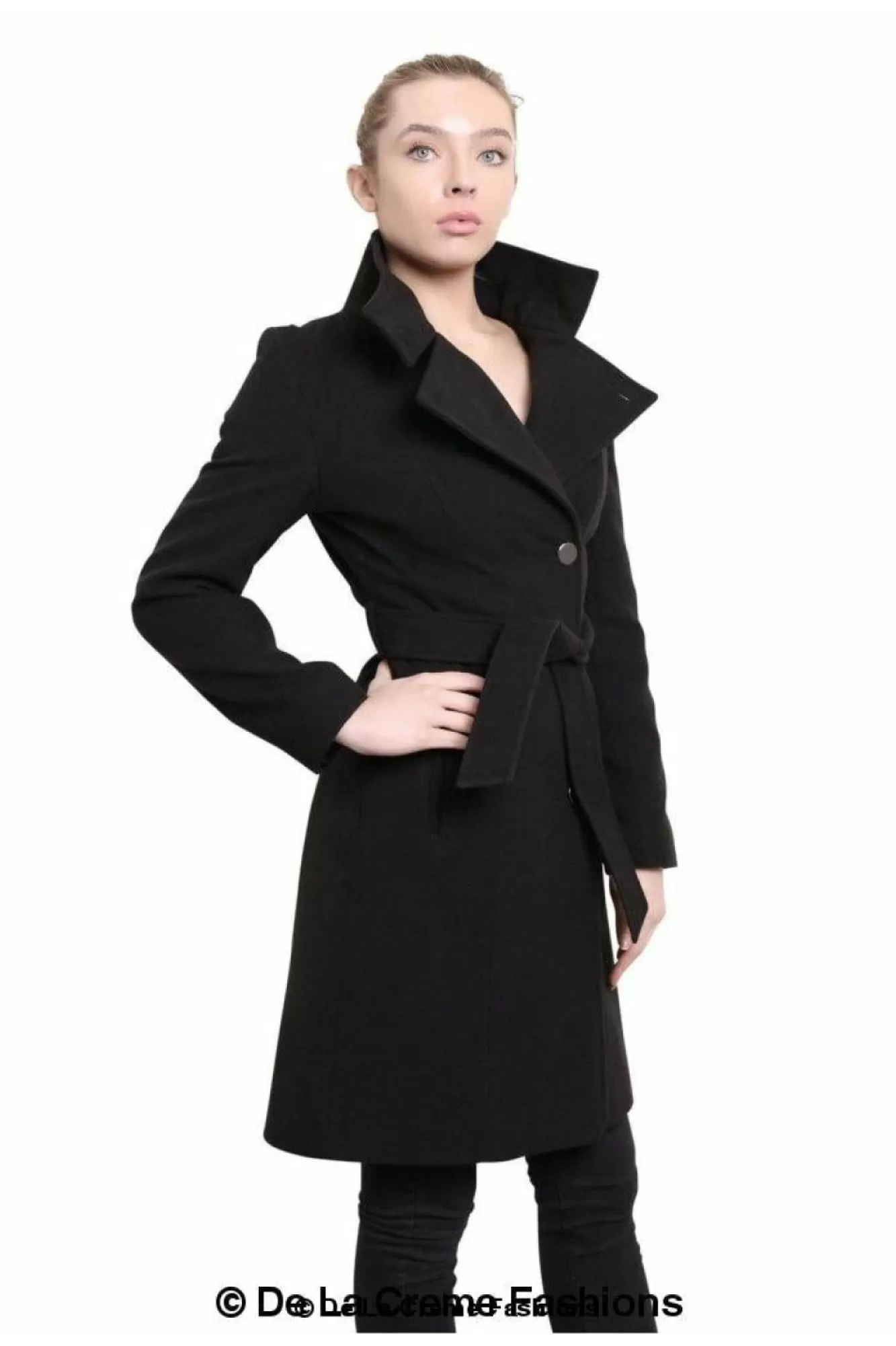 Outerwear^De La Creme Fashions Women Hip Length Keep It Simple Coat