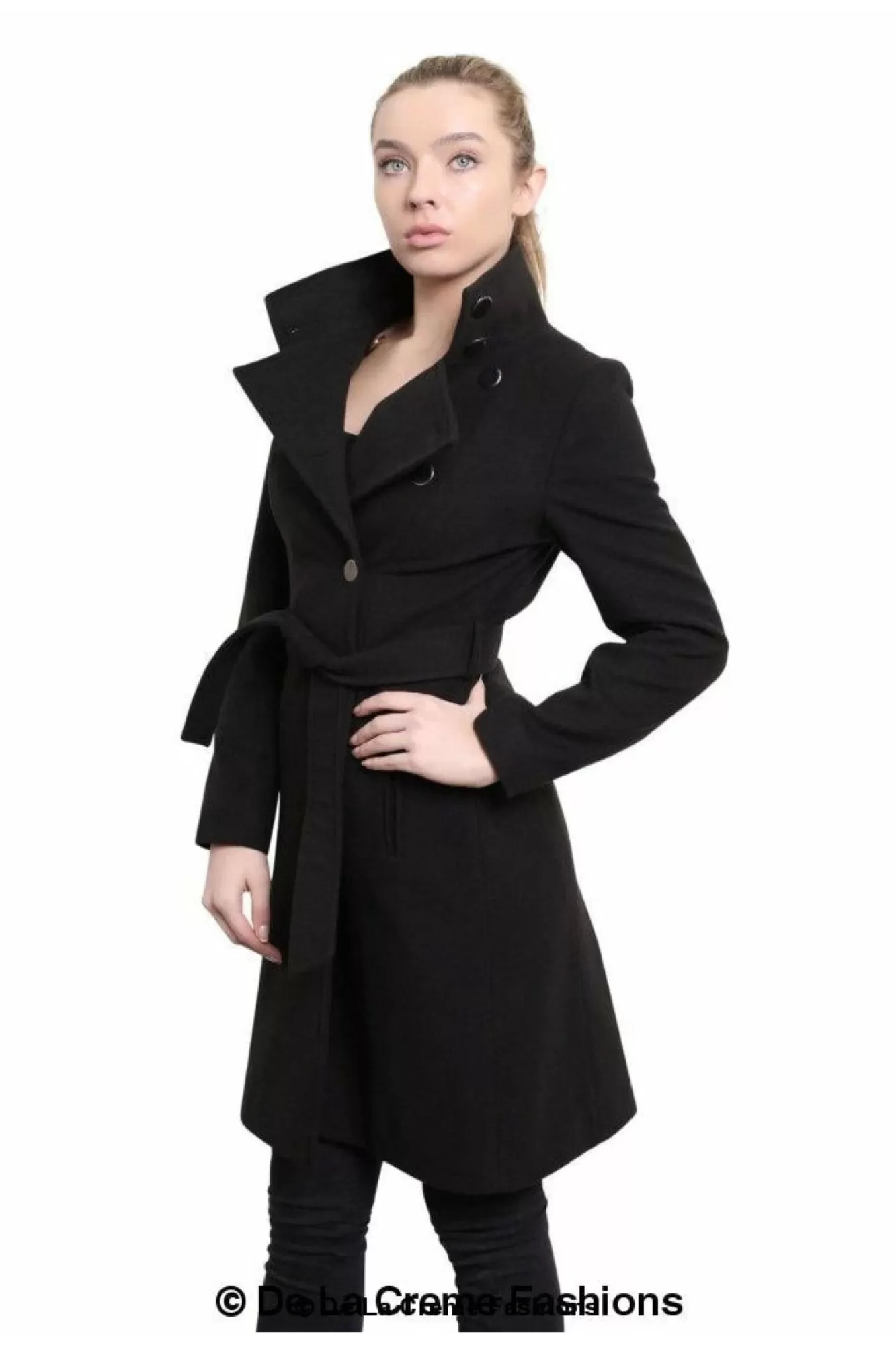 Outerwear^De La Creme Fashions Women Hip Length Keep It Simple Coat