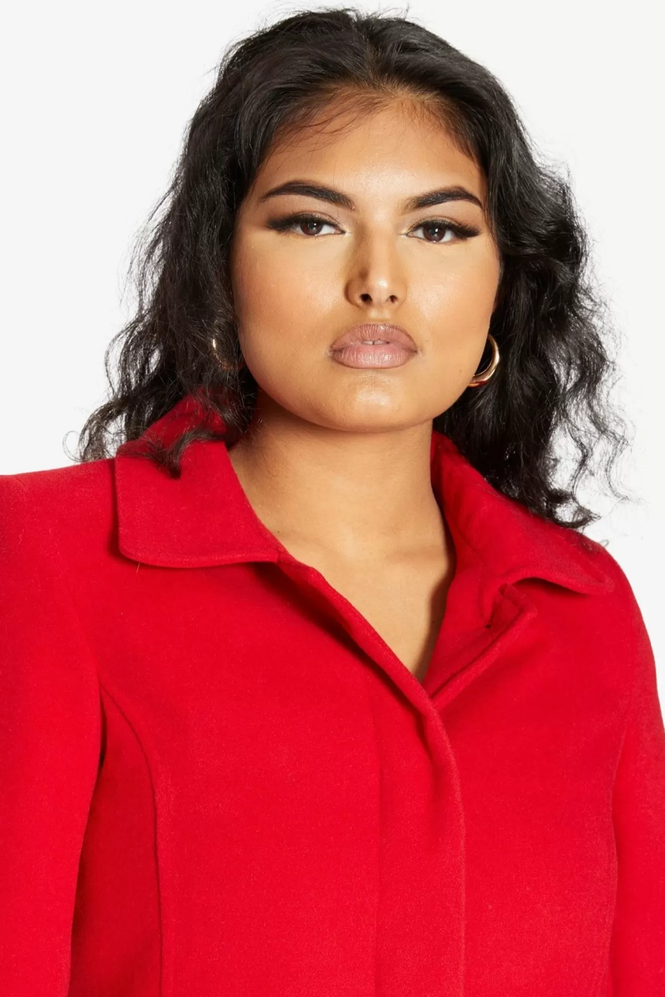 Outerwear^De La Creme Fashions Wool Blend Hip Length Covert Coat