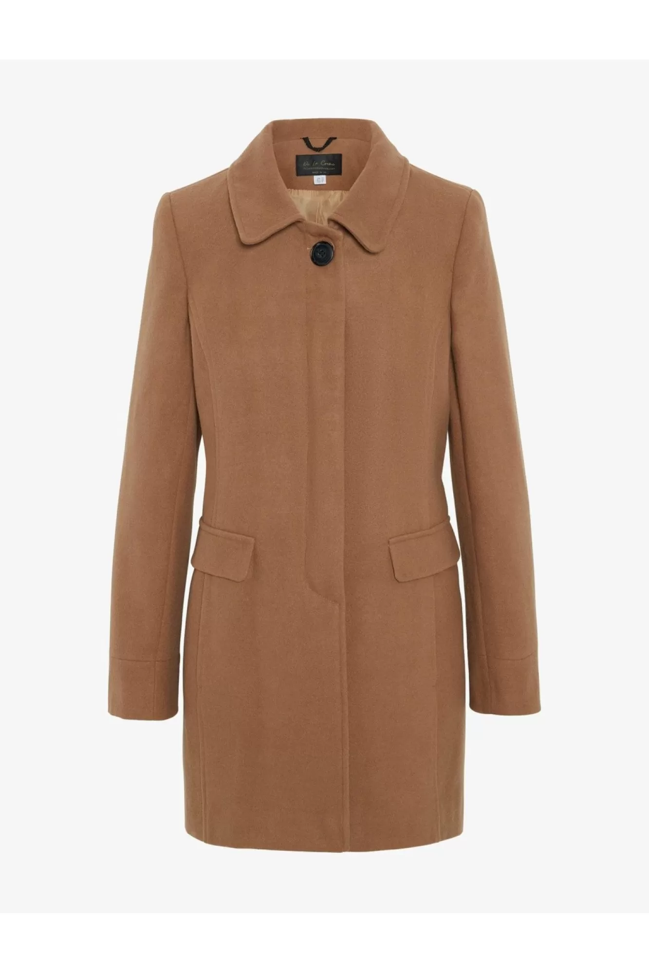Outerwear^De La Creme Fashions Wool Blend Hip Length Covert Coat