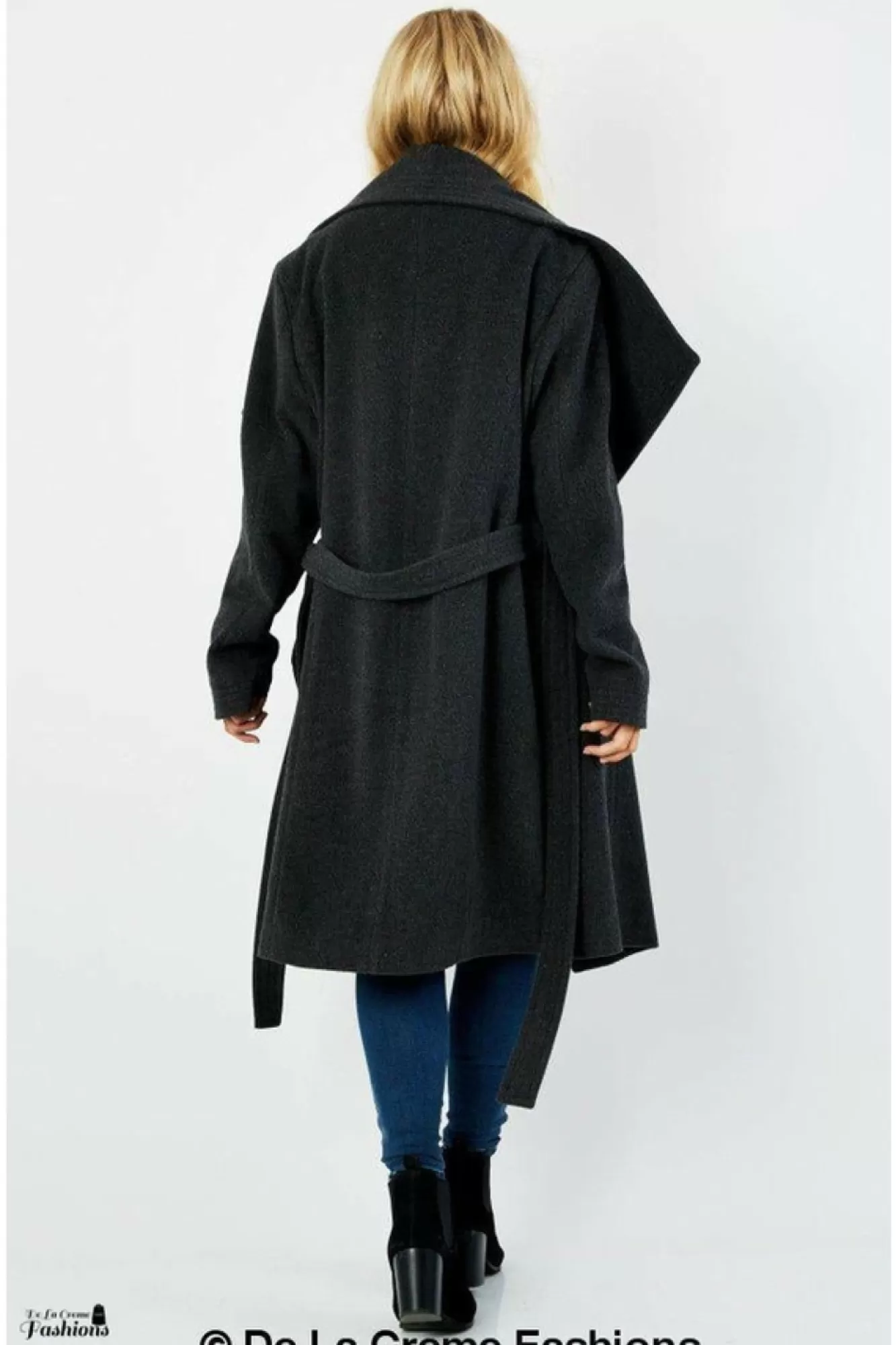 Outerwear^De La Creme Fashions Wool Blend Large Lapel Duster Coat