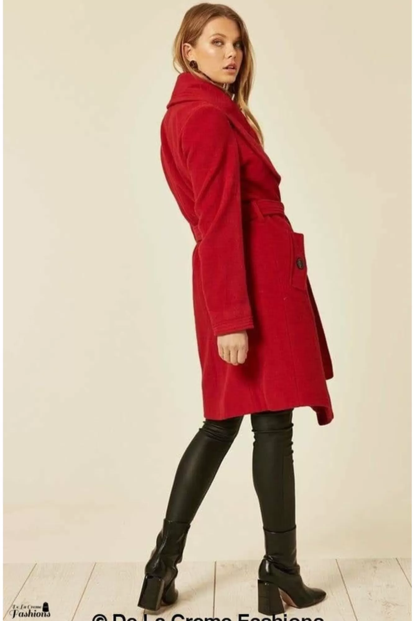 Outerwear^De La Creme Fashions Wool Blend Large Lapel Duster Coat