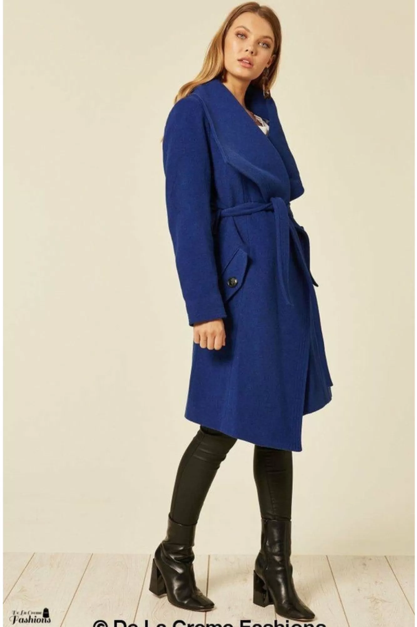 Outerwear^De La Creme Fashions Wool Blend Large Lapel Duster Coat