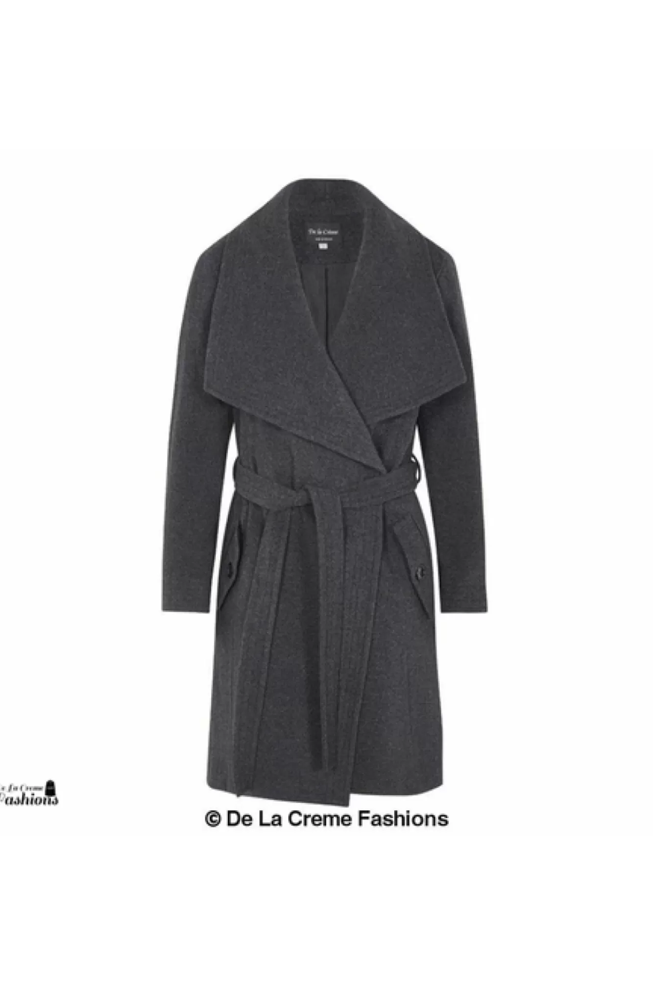 Outerwear^De La Creme Fashions Wool Blend Large Lapel Duster Coat