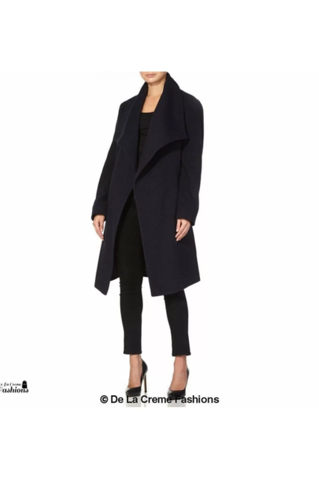 Outerwear^De La Creme Fashions Wool Blend Large Lapel Duster Coat