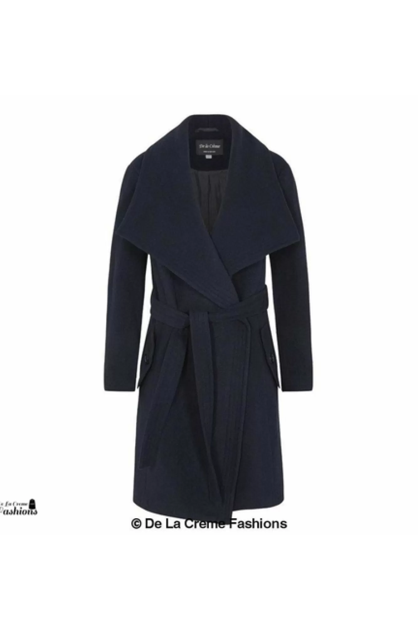 Outerwear^De La Creme Fashions Wool Blend Large Lapel Duster Coat