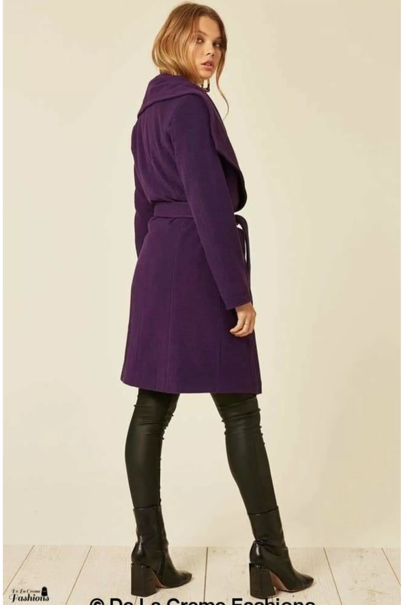 Outerwear^De La Creme Fashions Wool Blend Large Lapel Duster Coat
