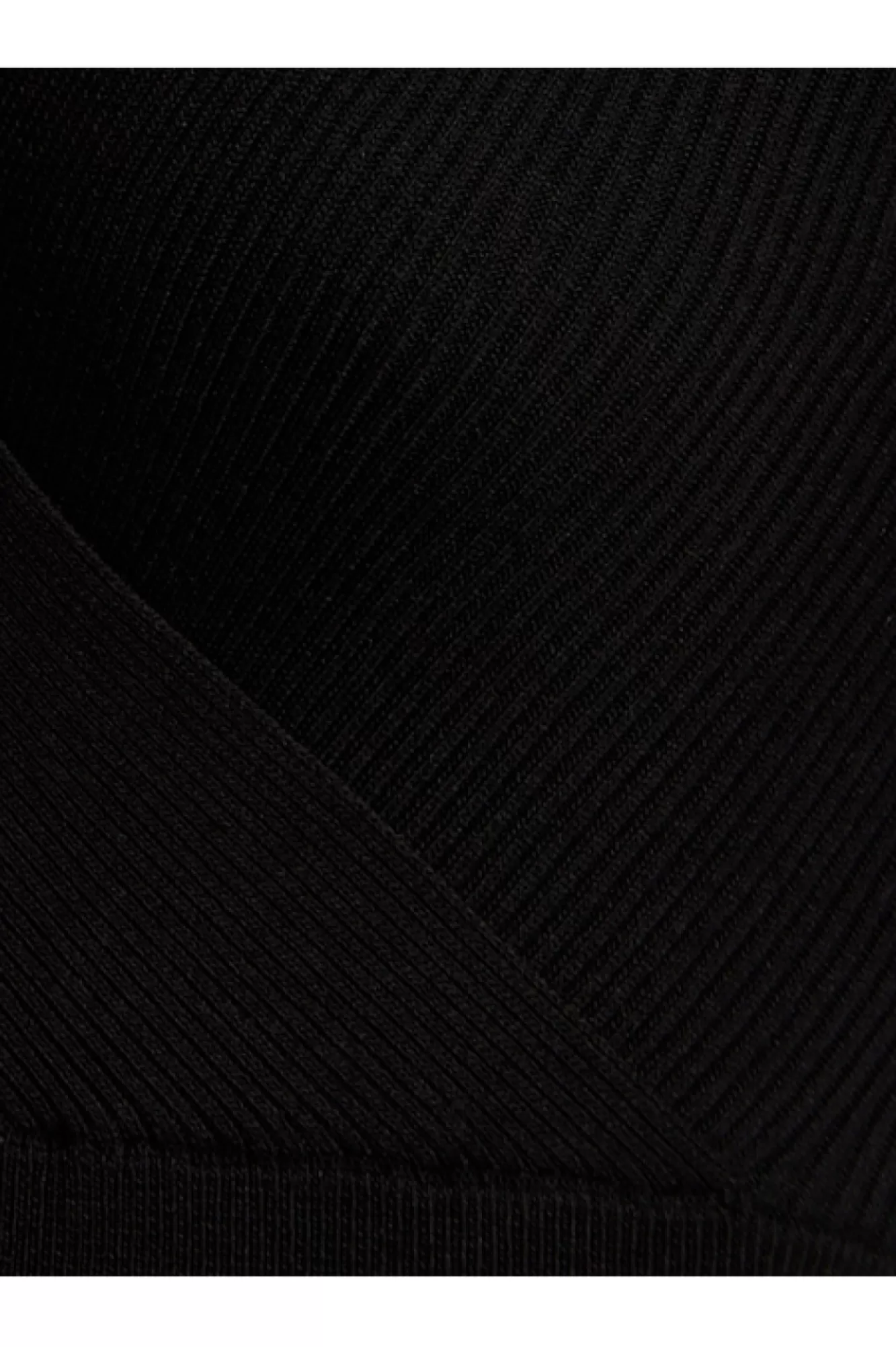 Midi Dresses^Liquorish Cut Out Front Ribbed Midi Knit Dress In Black