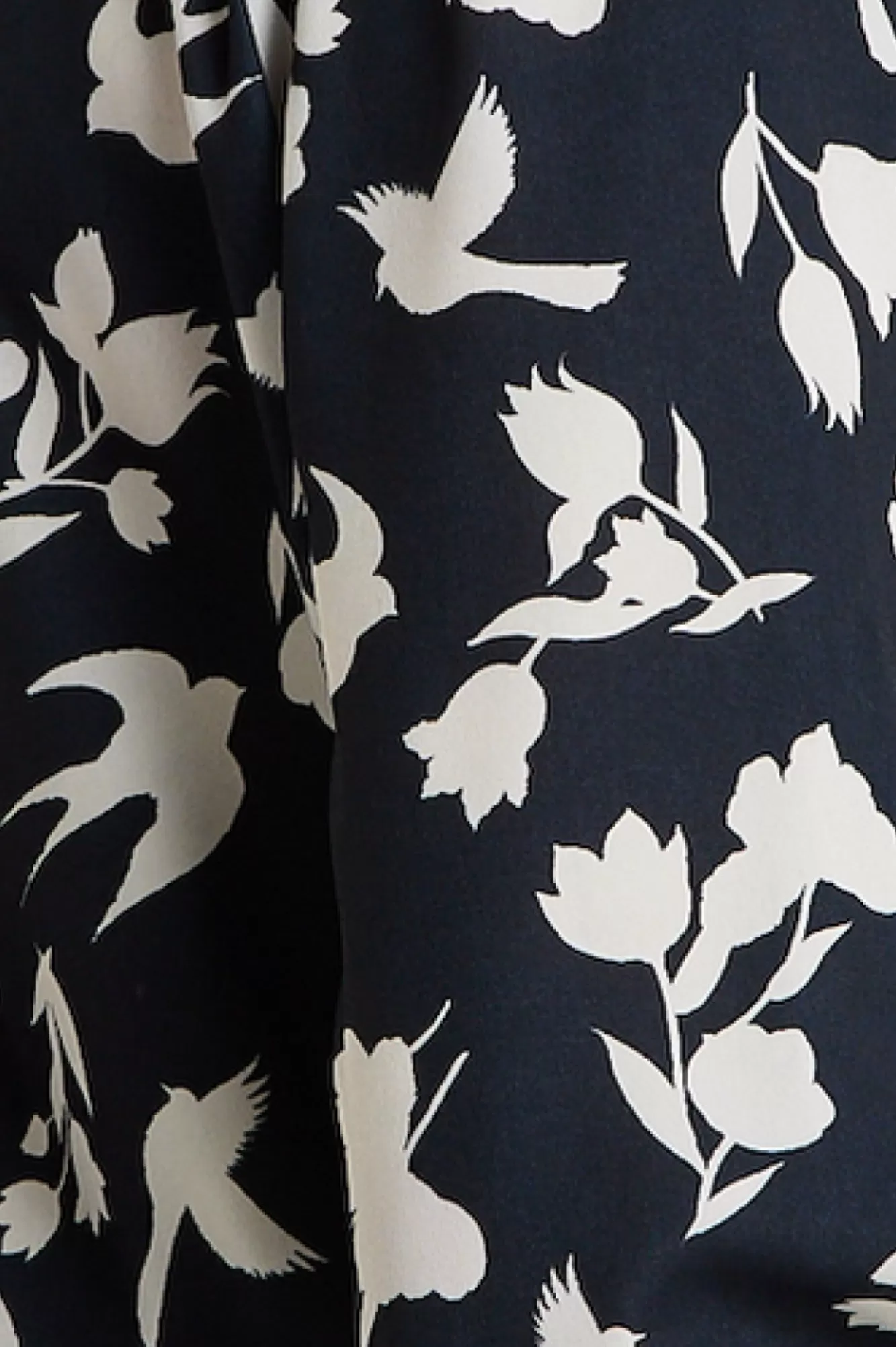 Blouses^Liquorish Floral And Bird Print Wrap Top In Black