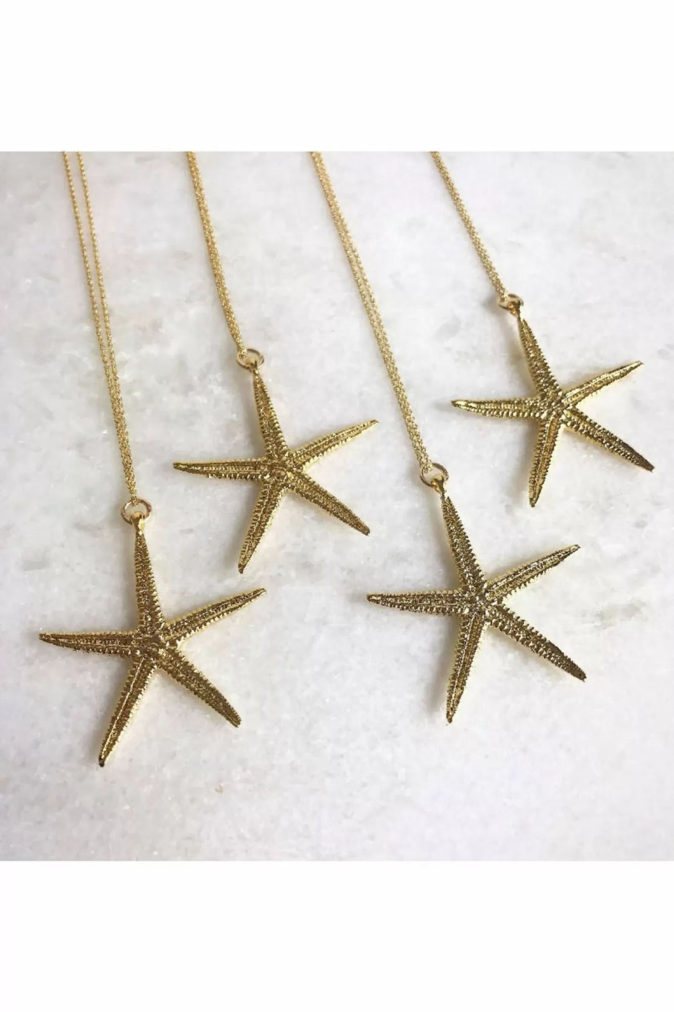 Jewellery^Wisteria London Cordelia Starfish Necklace Gold